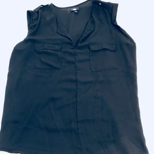 Black Sleeveless Top